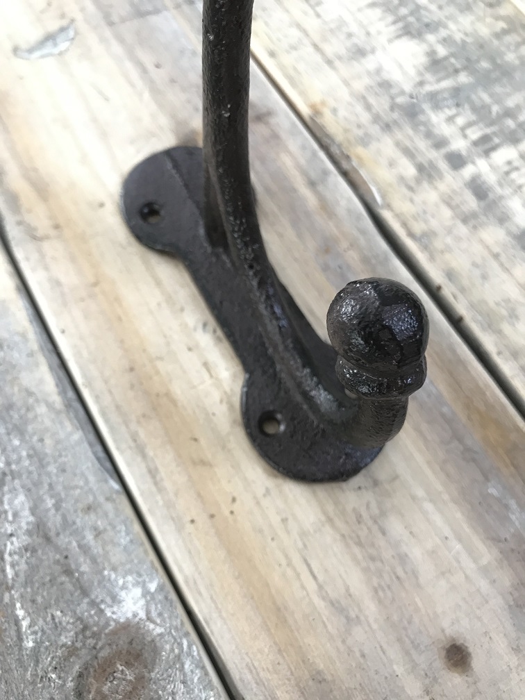 Hook - cast iron - coat hook