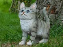 Gray kitty - polystone