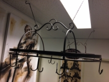 Cups Hanger - iron spice, game rack with 8 double hooks