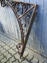 Support, angle iron, carrier, for canopy Wrought iron