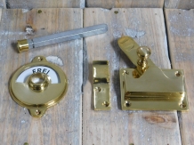 Toilet door lock twist lock toilet door lock, brass door fittings