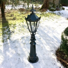 Sfeerlamp in antieke look - tuinlamp nostalgie buitenlamp - H.98 cm