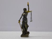 Statue Justice - Bronze-look - Polystone