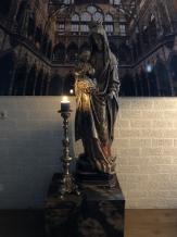 Beeld Moeder Maria met Jezus XL - 135 cm - Oud Polystone