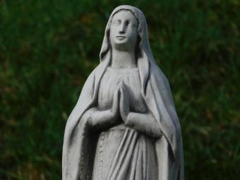 Statue of Mary - 54 cm - Stone