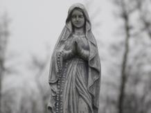 Statue Betende Maria - Stein - 30 cm