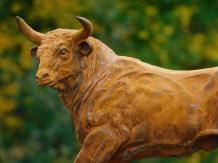 Statue Bull - Cast iron - Solid