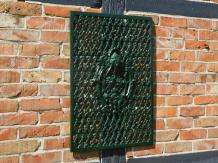 Door grille - Green - Cast iron - Wall ornament