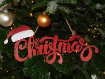 Decoratieve hanger Christmas - metaal met touw