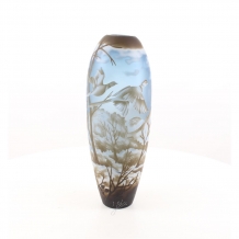 A CAMEO GLASS VASE 