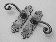 Exclusive Set Door Hardware - Lion XL - Wrought Iron