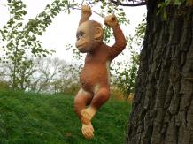 Hanging Monkey - 63 cm - Polystone