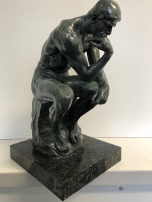 Bronzen sculptuur van De Denker by RODIN, Prachtig beeld!!