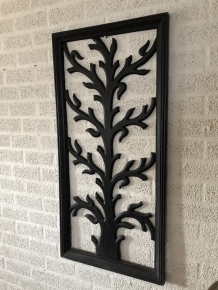 Beautiful wall ornament in colonial wood carved 