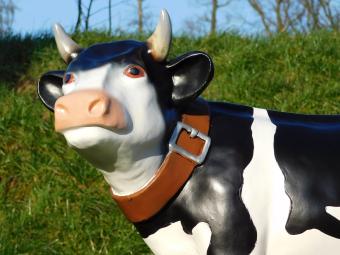 Cow in Colour - 80 cm - Polystone