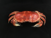 A cast iron crab as a box, jewelry box, very nice!