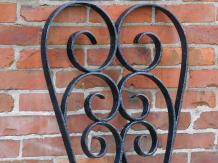 Window grille - Wall ornament - Black - 90 cm