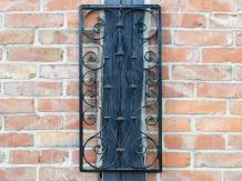 Gitter - Schwarz - Gusseisen - für Türen oder Fenster - Rechteckig