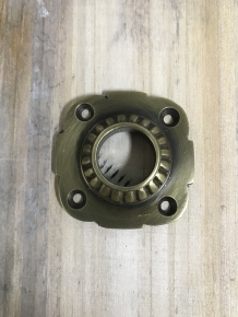 Rosette - patinated brass - rosette for door handle