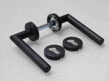 Set Door Hardware - Grainy Black - PC