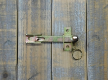 Locking bolt - suspension hook for gates - zinc-plated iron
