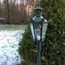 Tuinlamp tuinlamp retro-stijl buitenlamp voortuin vloerlamp - H.153 cm