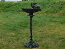 Fors Bird bath - Dark green - Alu - Garden decoration