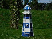 Lighthouse XXL with Lights - 140 cm - Hand-painted - Wood