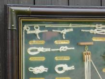 Frame with Ship buttons - Wall display case - Vintage