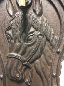 Wall sink cast iron brown with horse head logo, beautiful!!!