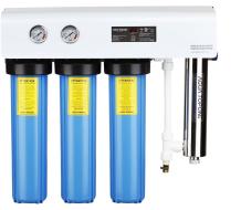 Drinkwater filter system, water treatment plant at home