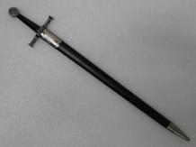 Decorative Templar Sword - 85 cm - with scabbard