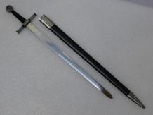 Decorative Templar Sword - 85 cm - with scabbard