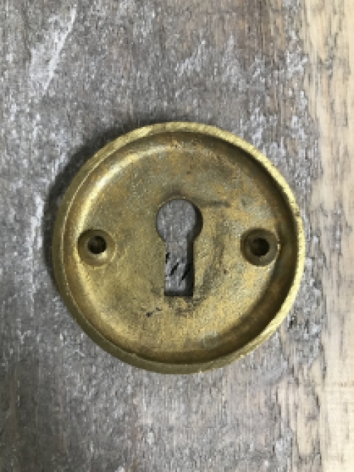 Lock rose BB - for room doors - bright brass