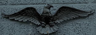 Wall decoration cast iron Eagle, beautiful eye-catcher!!