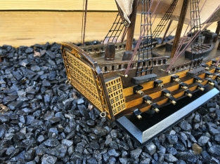 Wereld bekend oorlogschip, HMS VICTORY, geheel handgemaakt.