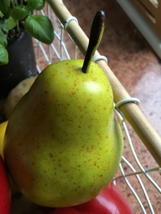 Beautifully real-looking apple and pear, see the photos!!