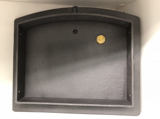 Oven door for stove or oven, cast iron+temp.