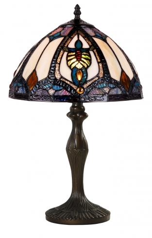 Tiffany stijllijst lamp, mooi ontwerp.