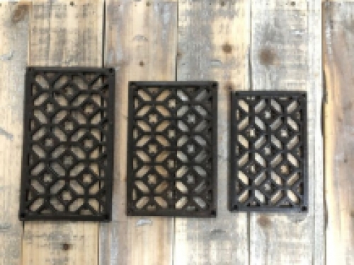 Ventilation grille - air grille - iron - wall deco