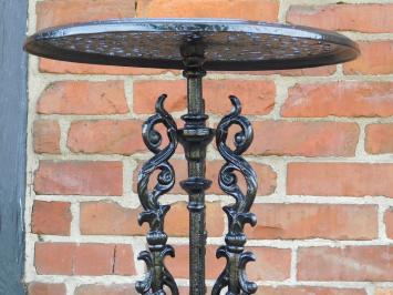 Side table - Black - Cast iron - Tripod