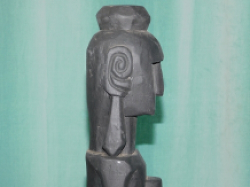 Handgeschnitzte Asmat-Statue - 1/4 - Tibal Art Wood