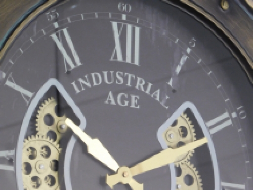 Wall clock ''Industrial Age'' pocket watch model