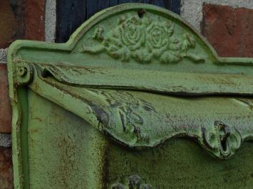 2 more: Vintage Letterbox - Cast Iron - Green with Brown