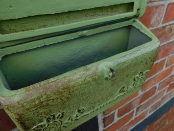 2 more: Vintage Letterbox - Cast Iron - Green with Brown