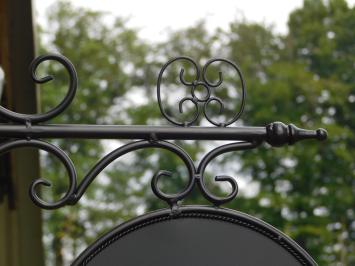 Advertising sign - Black - Wrought iron