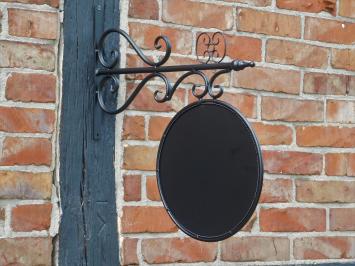 Advertising sign - Black - Wrought iron