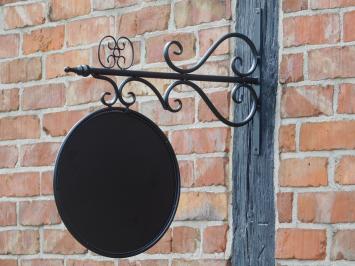 Advertising sign - Black - Wrought iron