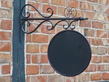 Advertising sign - Black - Wrought iron