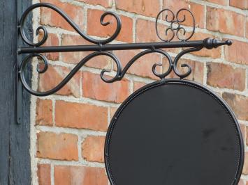 Advertising sign - Black - Wrought iron